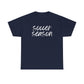 Soccer Season- White Text Tee