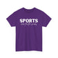 Sports Here for the Snacks Unisex Heavy Cotton Tee