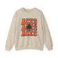 Amanda-Clearcreek Aces Stacked Crewneck Sweatshirt