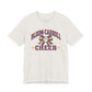 Bloom-Carroll Cheer T-Shirt — Purple & Gold Bow Spirit Tee