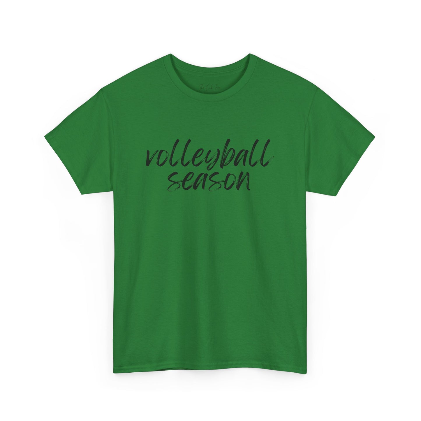 Volleyball Season- Black Text Tee