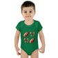 Baby Bodysuit — Football & Bow Pattern Infant Onesie (Cute Game Day Outfit)