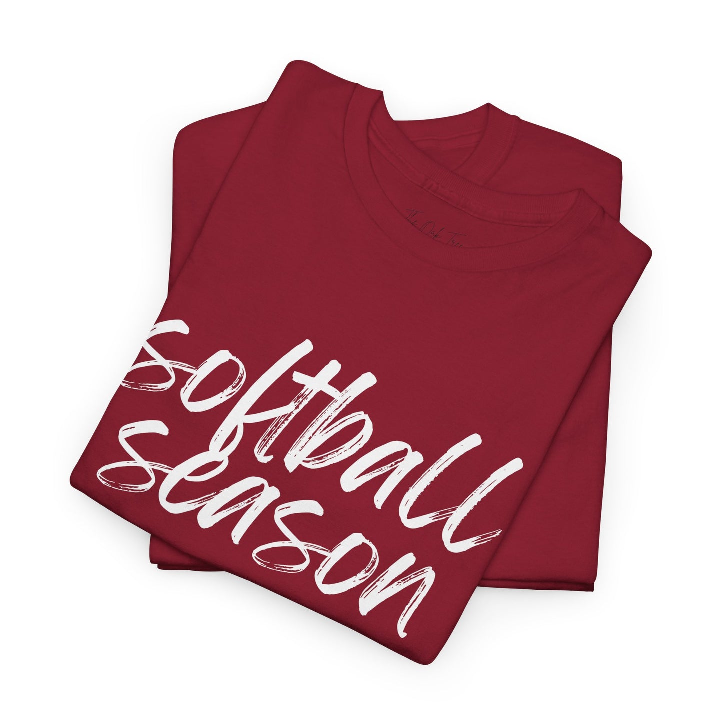Softball Season- White Text Tee