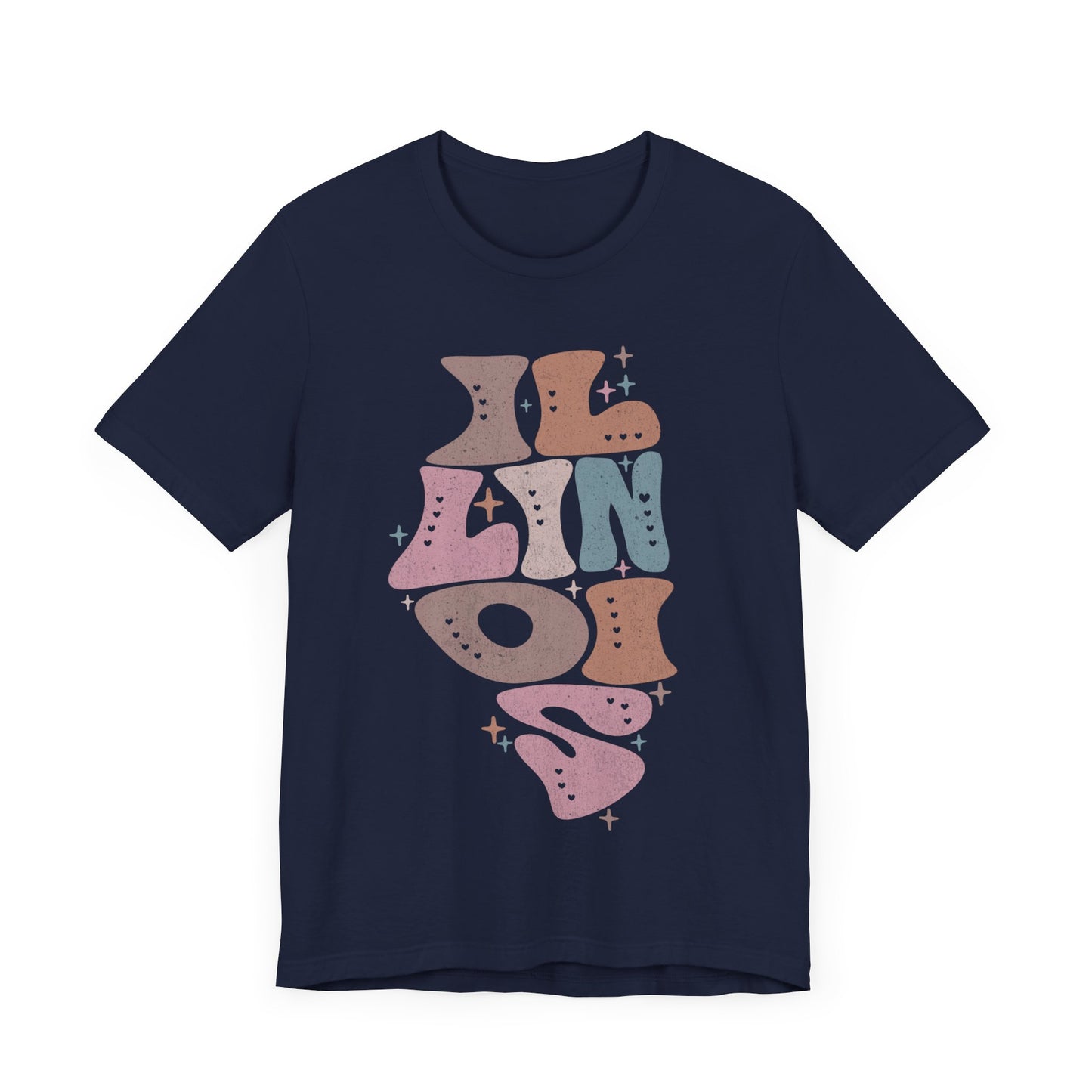 Illinois State Tee Unisex Jersey Short Sleeve Tee