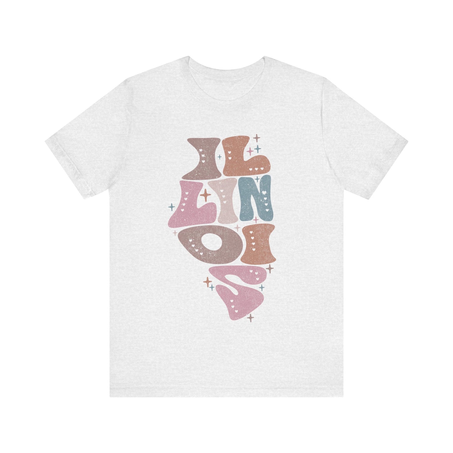 Illinois State Tee Unisex Jersey Short Sleeve Tee