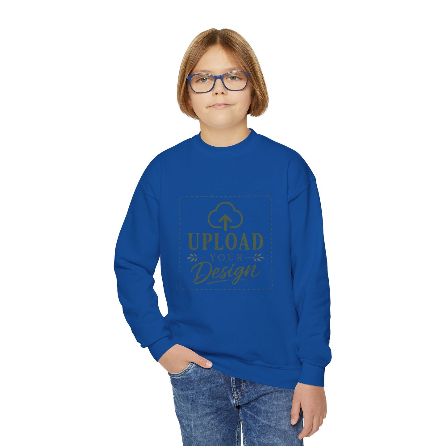 Custom Youth Sweatshirt – Upload Your Own Design