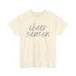 Cheer Season- Grey Text Tee