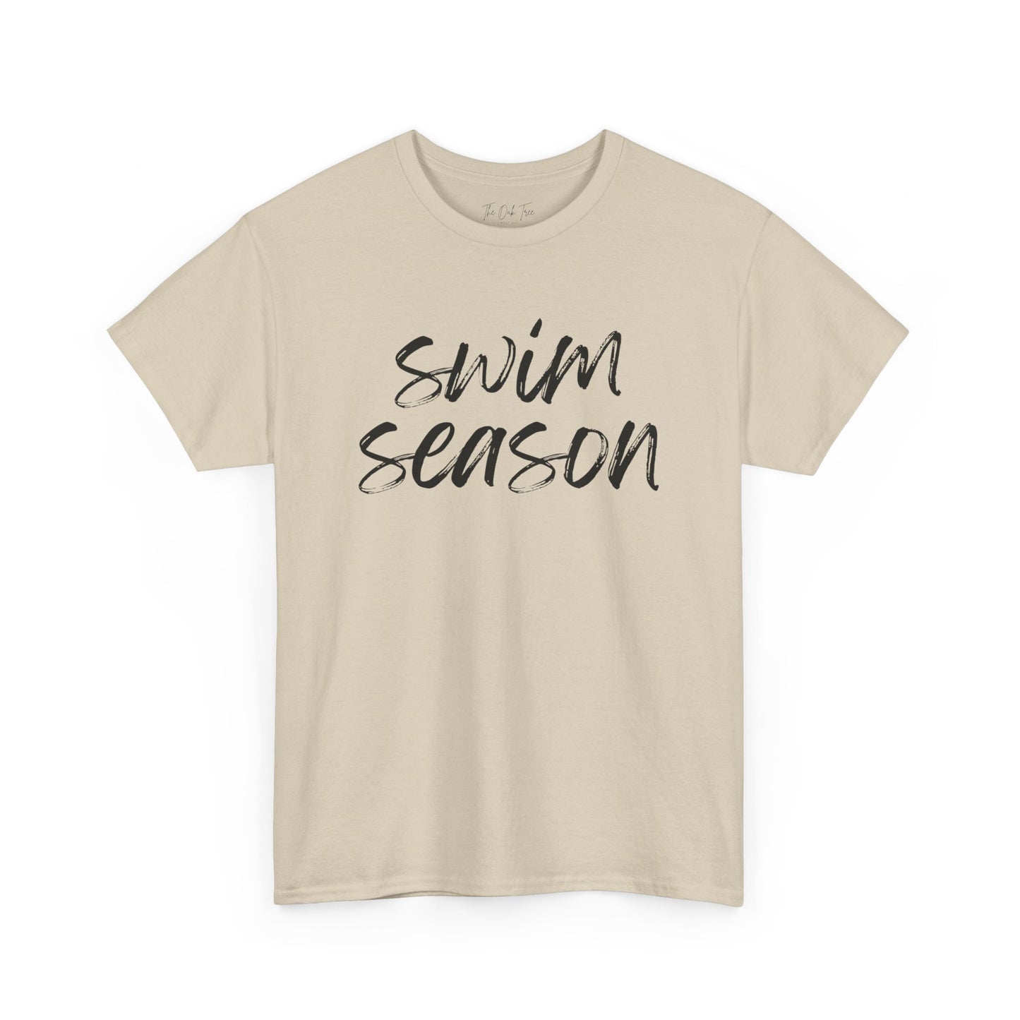 Swim Season- Black Text Tee