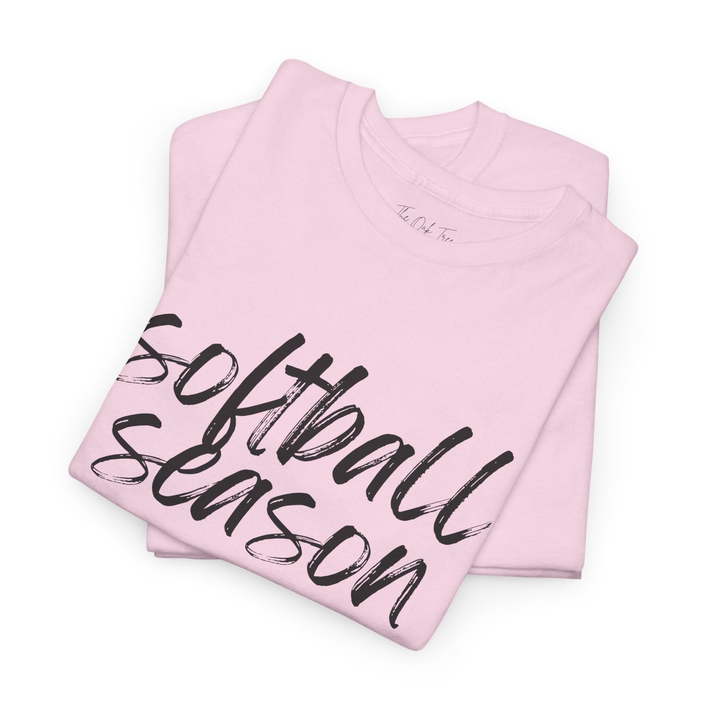Softball Season- Black Text Tee