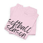 Softball Season- Black Text Tee
