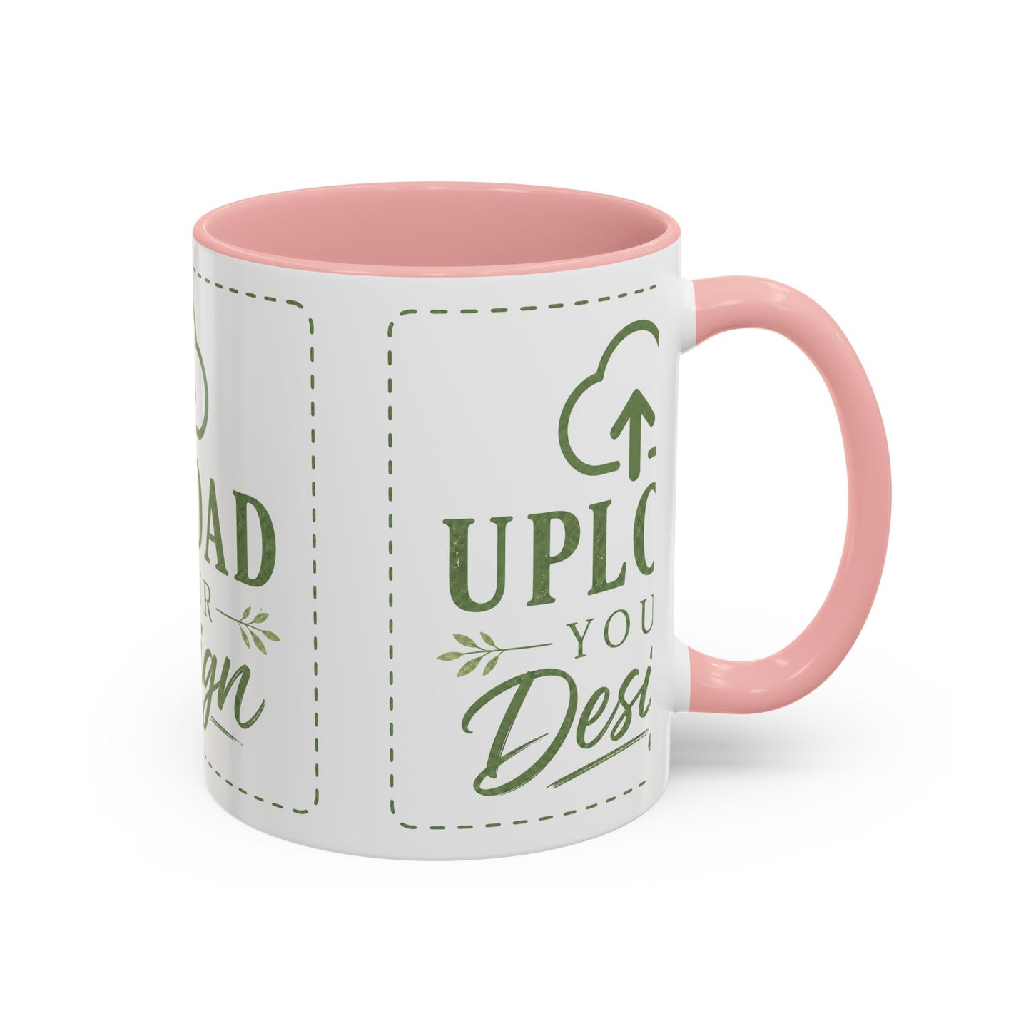 Custom Accent Coffee Mug – Custom Upload Design Ceramic Mug (11oz & 15oz)