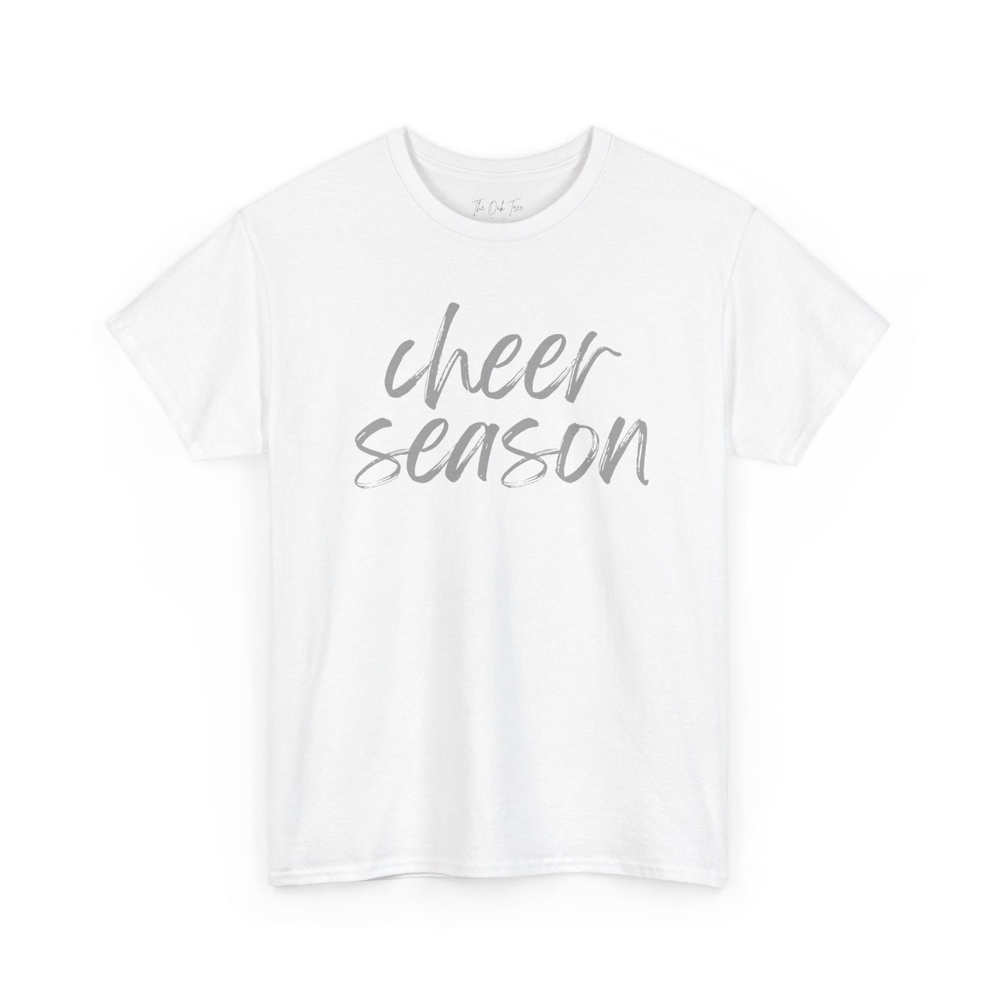 Cheer Season- Grey Text Tee