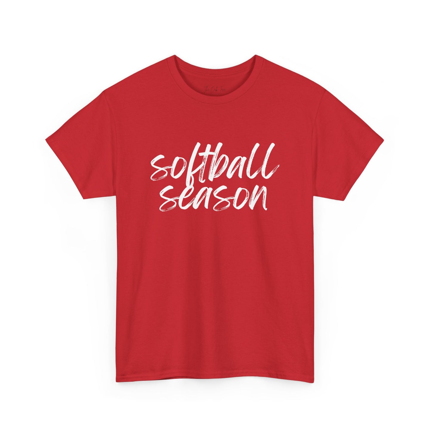 Softball Season- White Text Tee