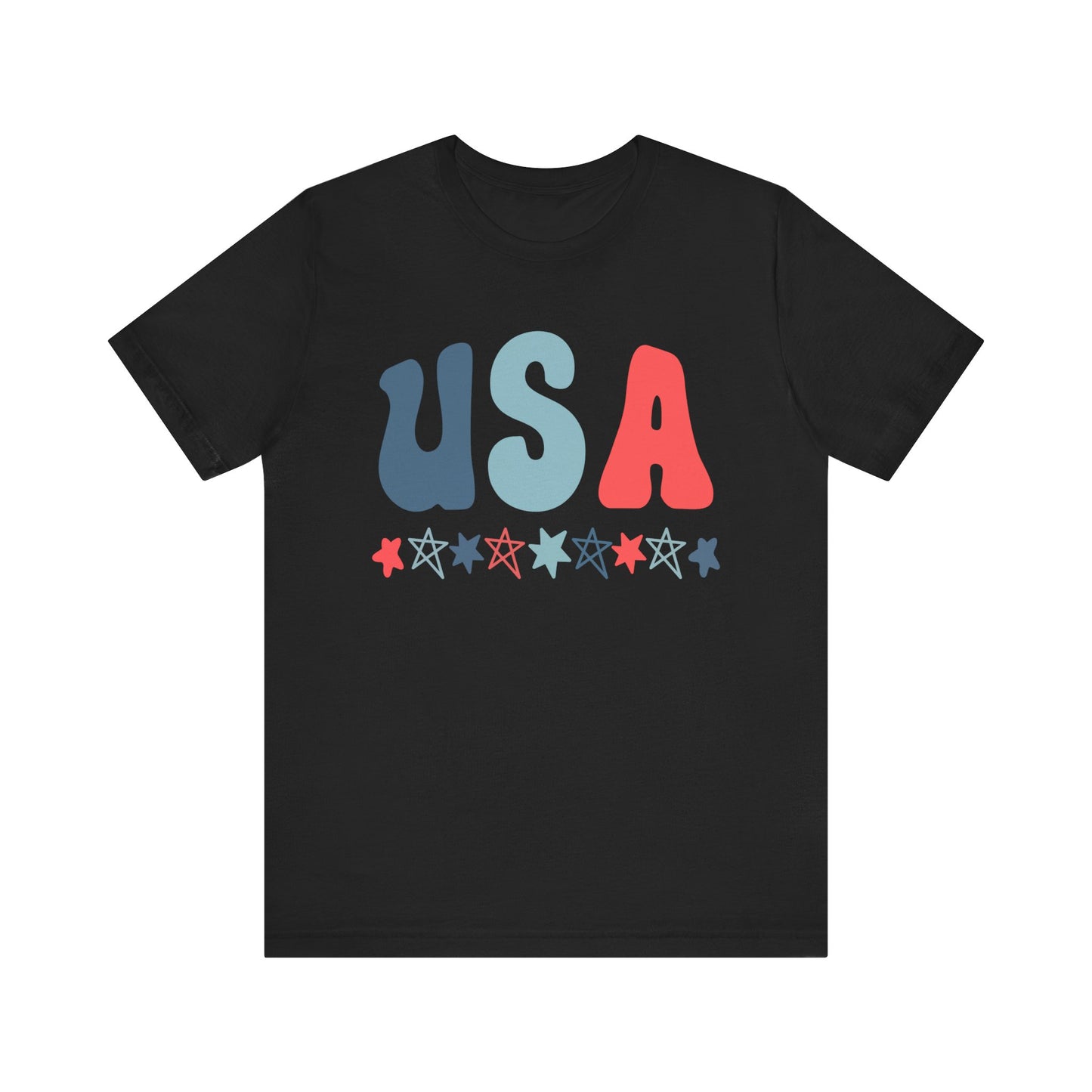 USA Stars Unisex Jersey Short Sleeve Tee