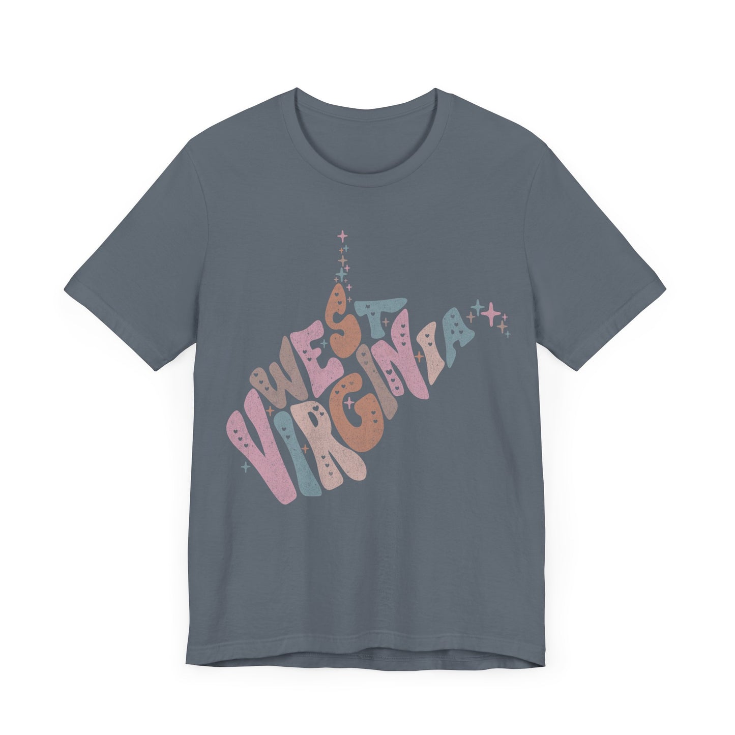 West Virginia State Tee Unisex Jersey Short Sleeve Tee