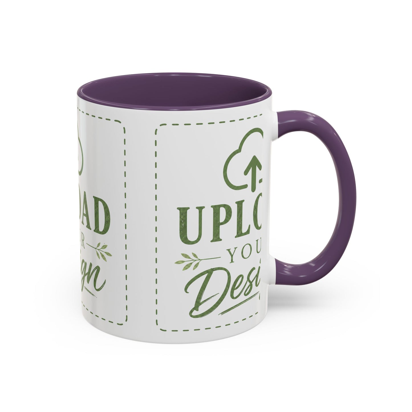 Custom Accent Coffee Mug – Custom Upload Design Ceramic Mug (11oz & 15oz)