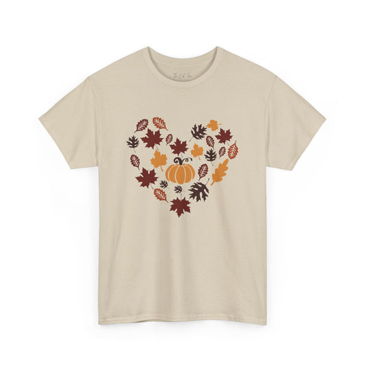 Autumn Heart Unisex Heavy Cotton Tee