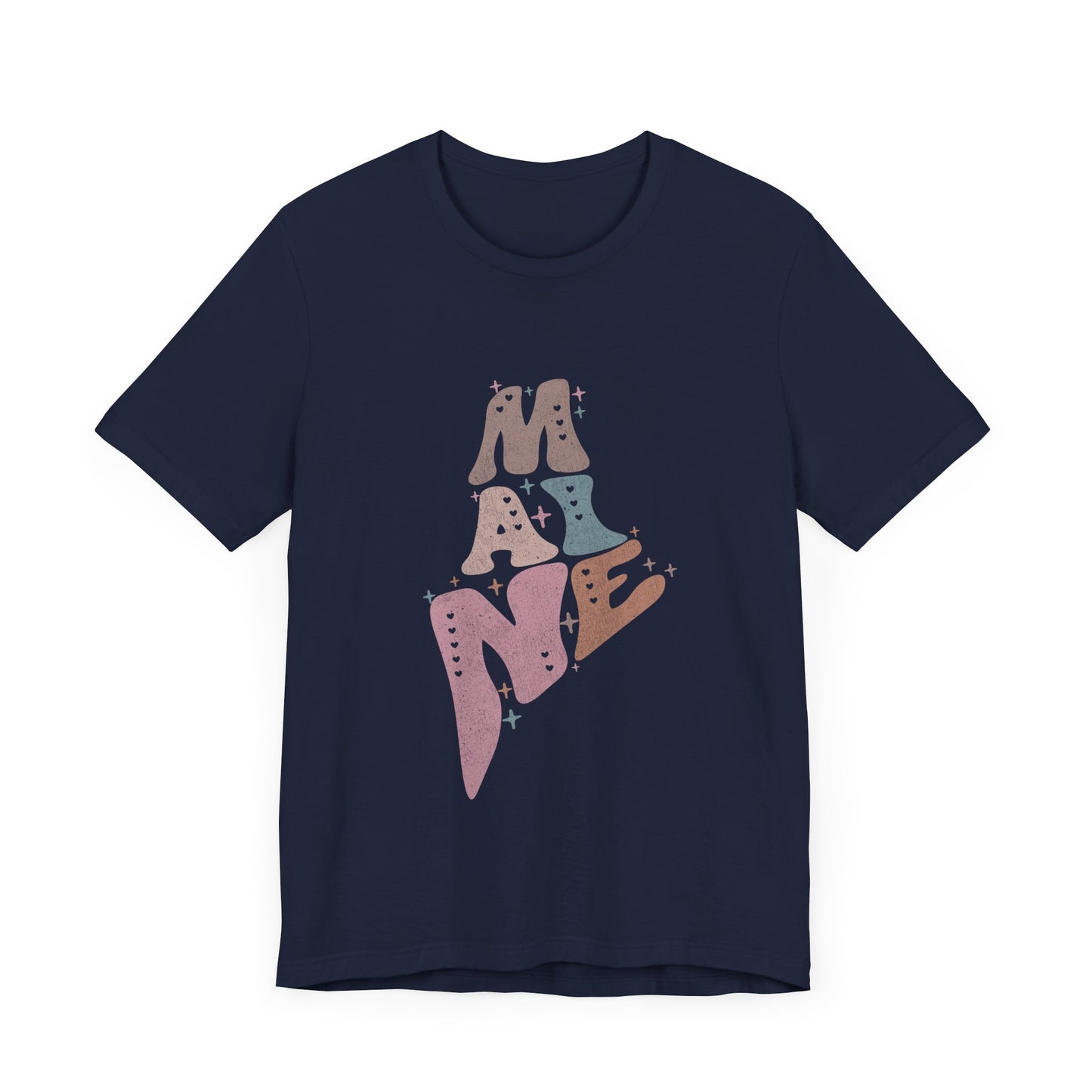 Maine State Tee Unisex Jersey Short Sleeve Tee