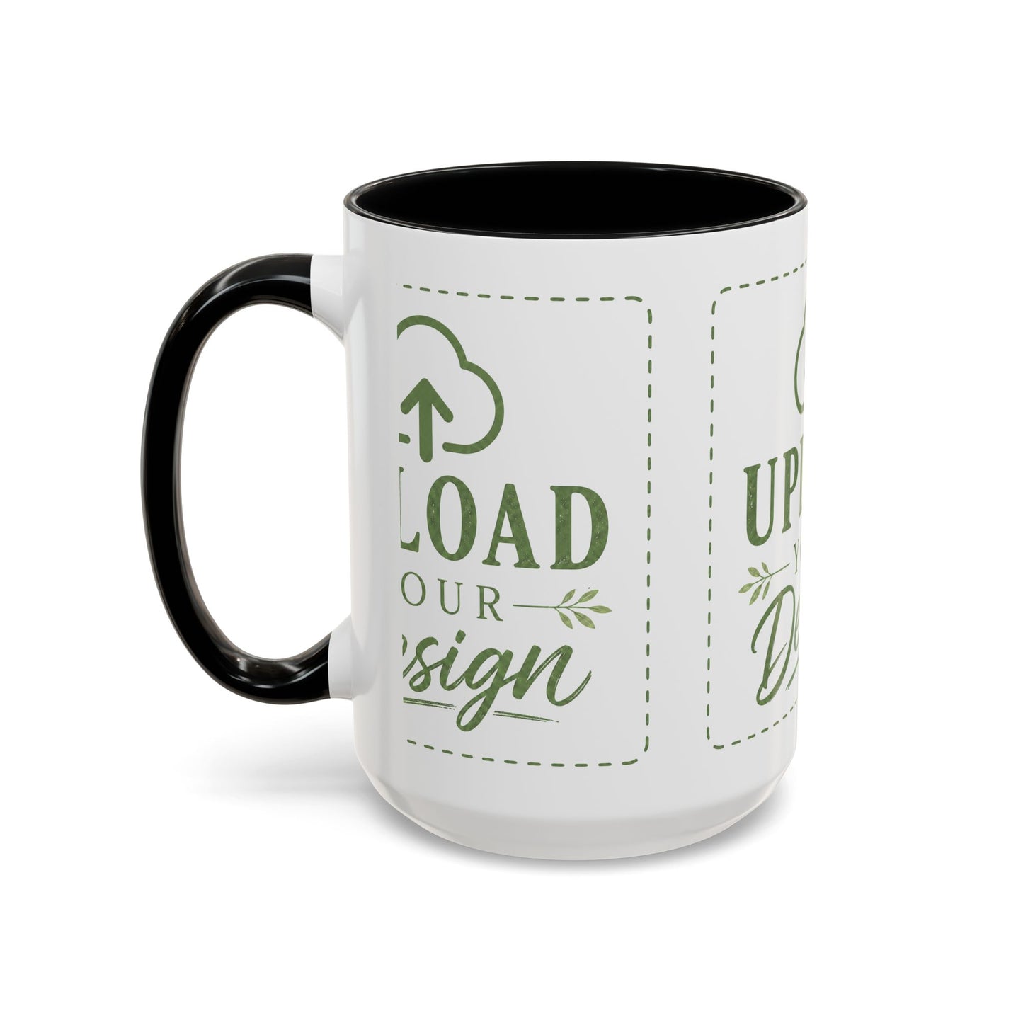 Custom Accent Coffee Mug – Custom Upload Design Ceramic Mug (11oz & 15oz)