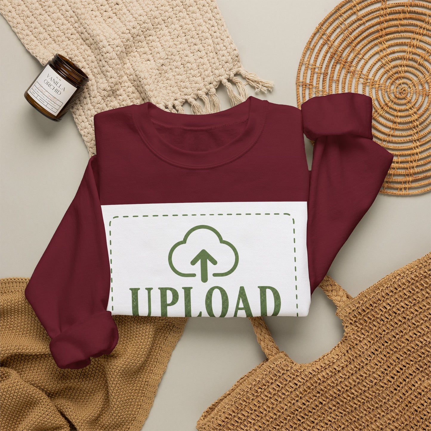 Custom Sweatshirt – Upload Your Own Design