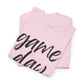 Game Day- Black Text Script Tee