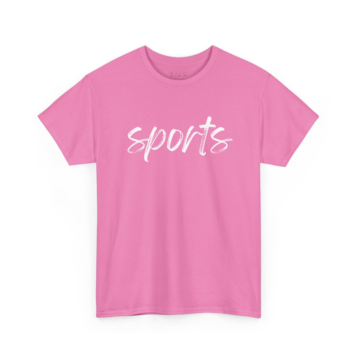 Sports- White Text Tee