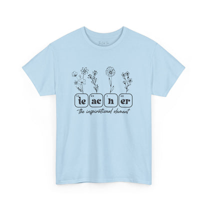 Teacher The Inspirational Element Unisex Heavy Cotton Tee