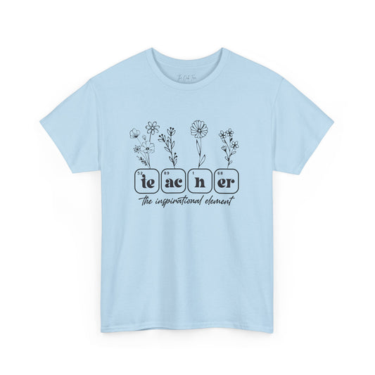 Teacher The Inspirational Element Unisex Heavy Cotton Tee