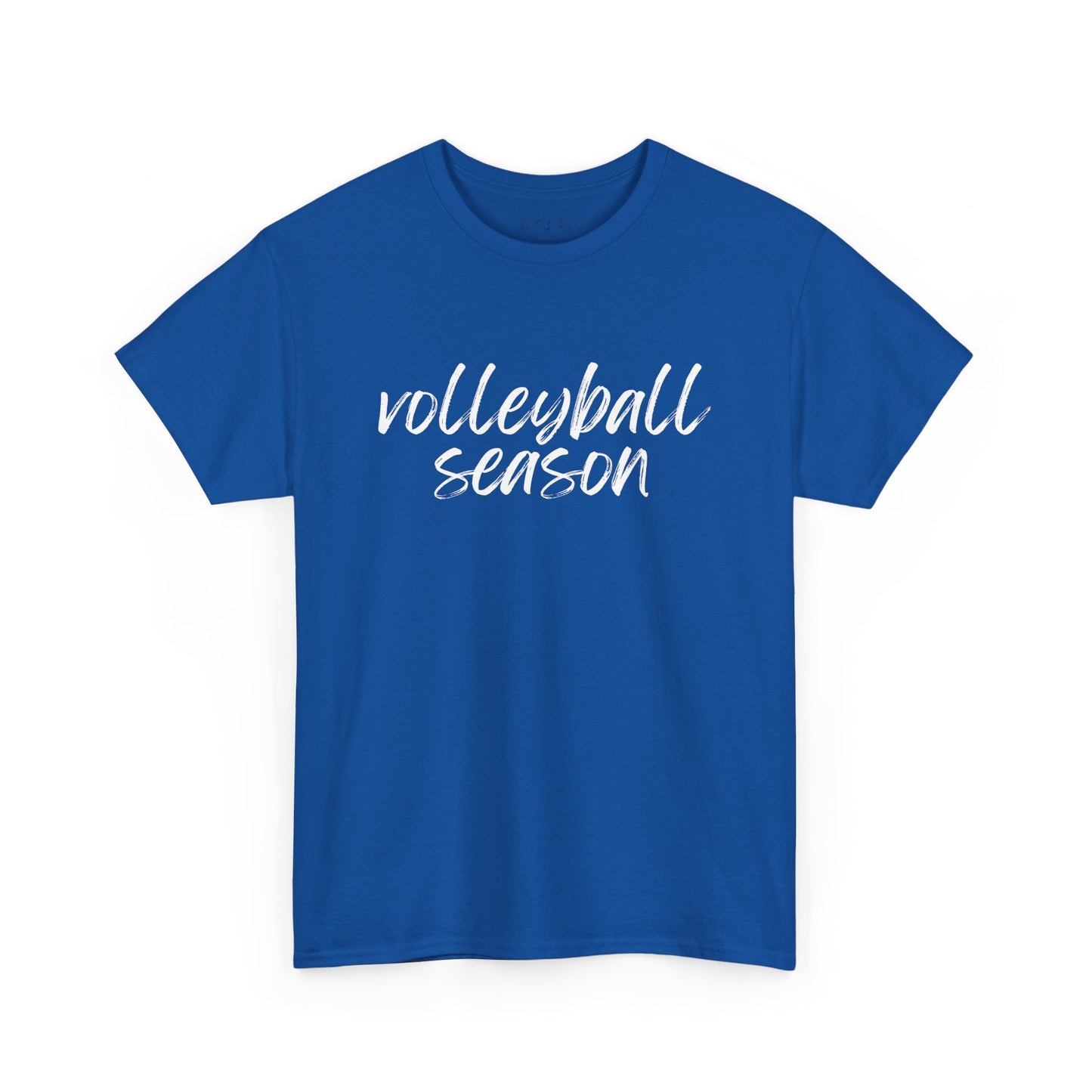 Volleyball Season- White Text Tee