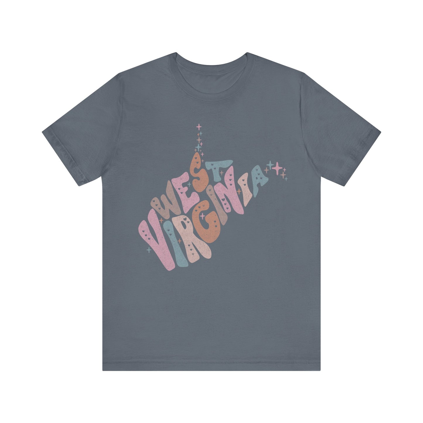 West Virginia State Tee Unisex Jersey Short Sleeve Tee