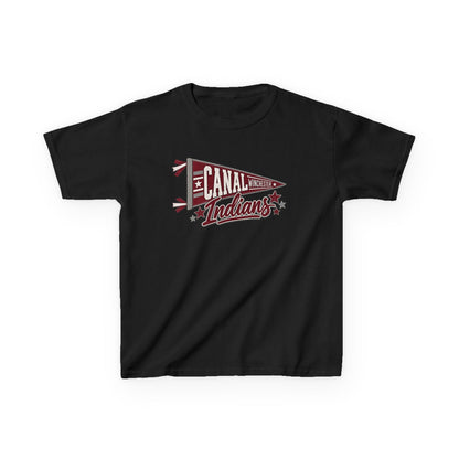 Kids Tee — Canal Indians Pennant Vintage School Spirit Shirt