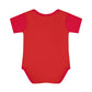 Baby Bodysuit — Football & Bow Pattern Infant Onesie (Cute Game Day Outfit)