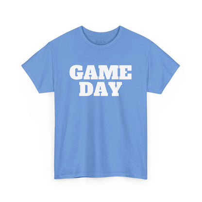 Game Day- White Text Tee