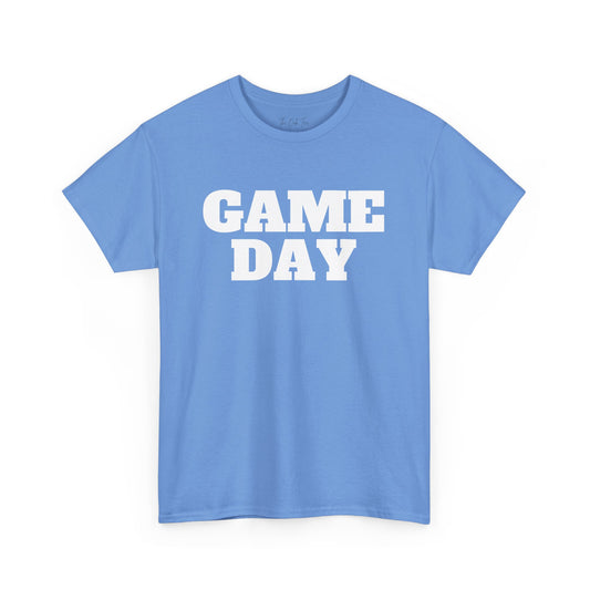Game Day- White Text Tee