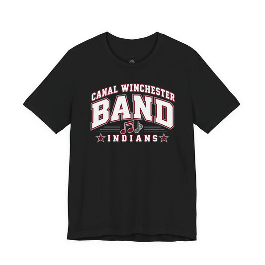 Canal Winchester Indians Band Bella+Canvas Tee