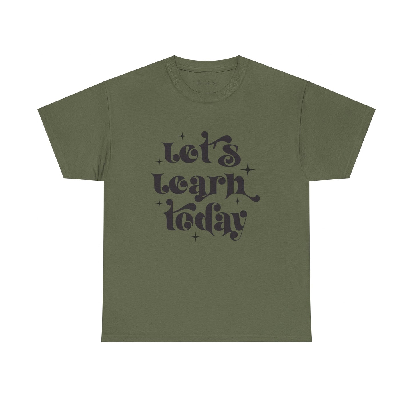 Let's Learn Today Unisex Heavy Cotton Tee