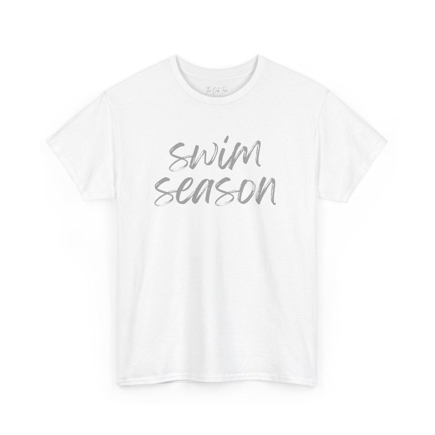 Swim Season- Grey Text Tee