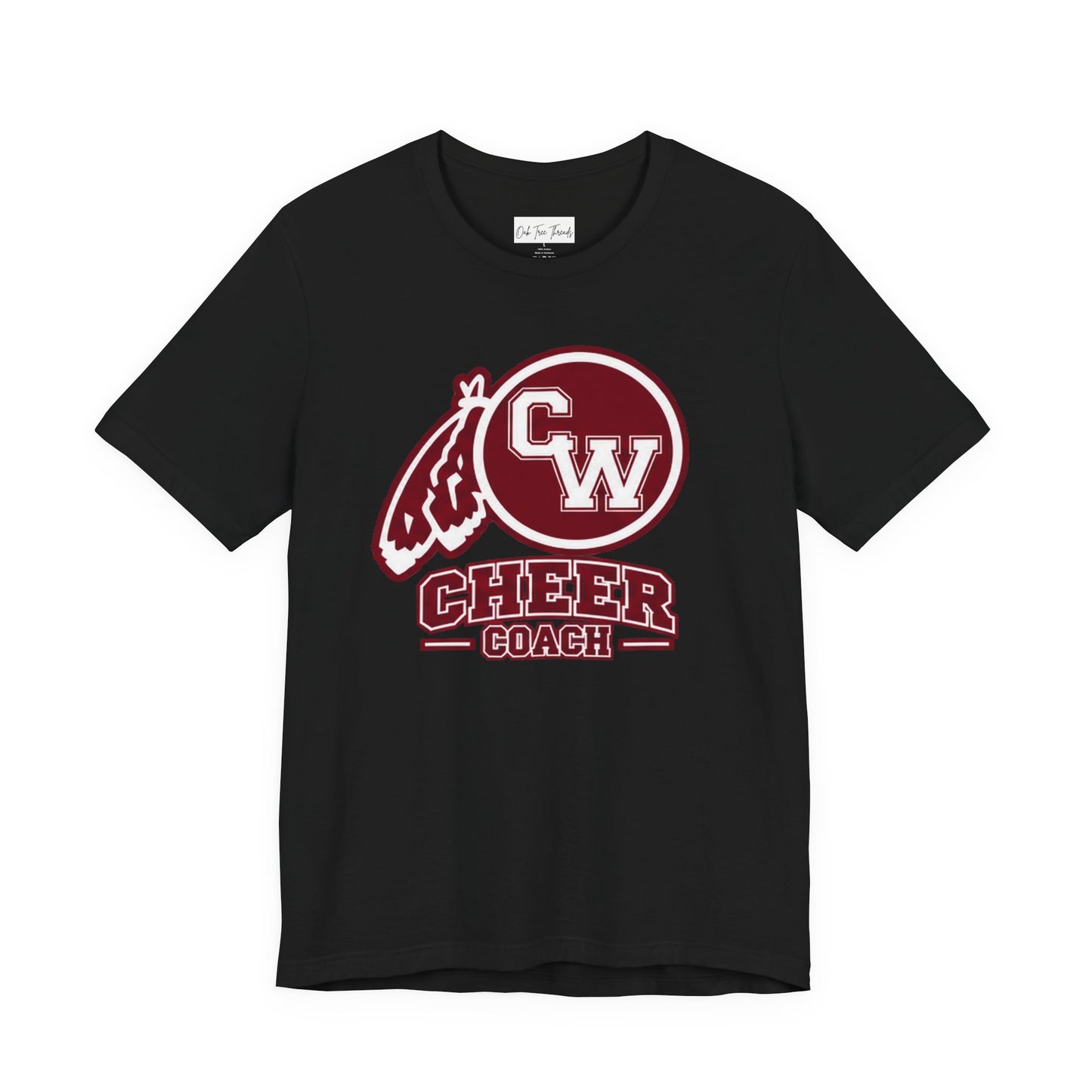 Cheer Coach T-Shirt – CW Mascot Vintage Pom Design