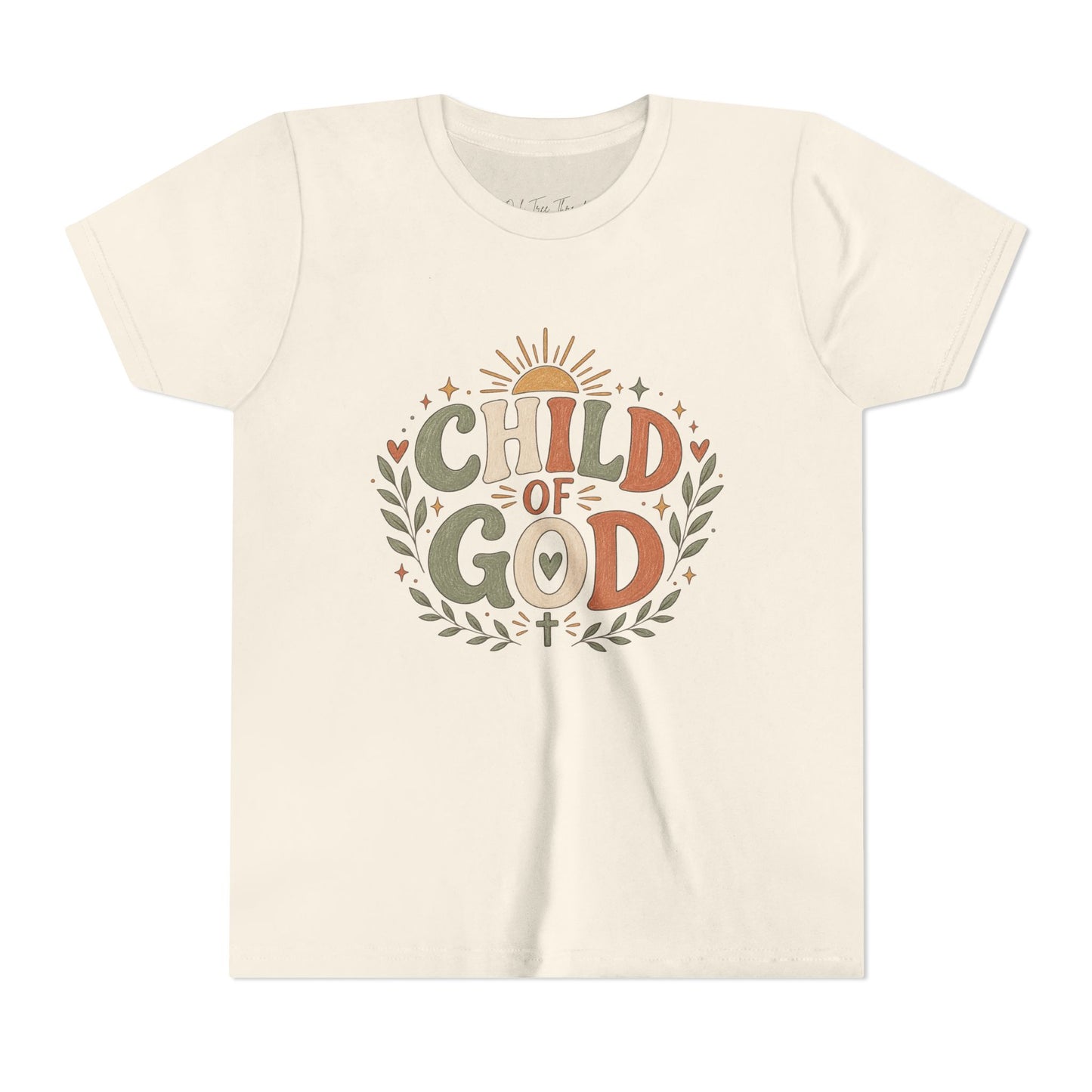 Child of God Youth Tee — Cute Faith-Based Kids Shirt