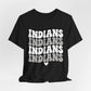 Indians Retro Stack Tee — Vintage Script Team Pride T-Shirt