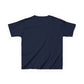 Kids Football & Bows T‑Shirt — Cute Gridiron Pattern for Girls, Youth Game Day Tee