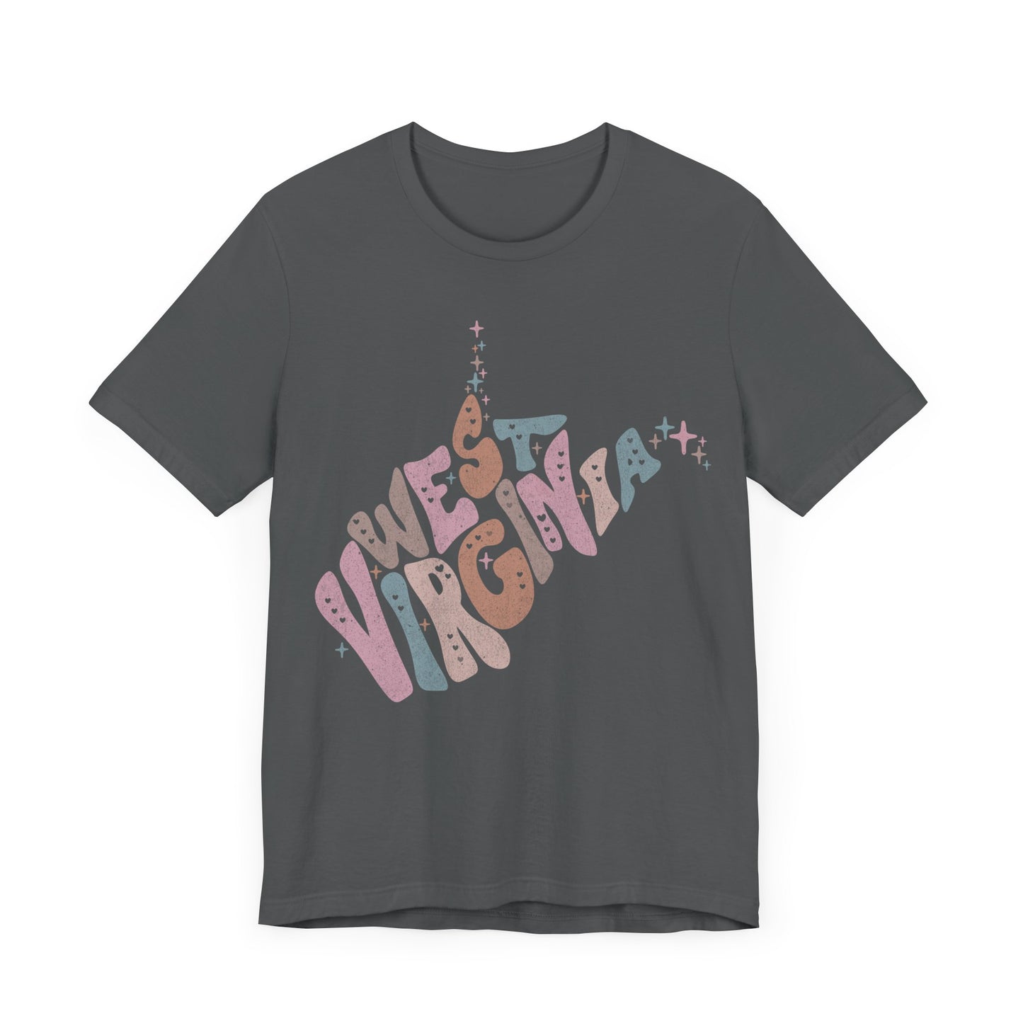 West Virginia State Tee Unisex Jersey Short Sleeve Tee