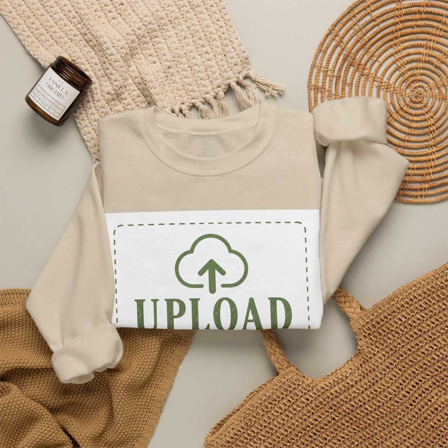 Custom Sweatshirt – Upload Your Own Design