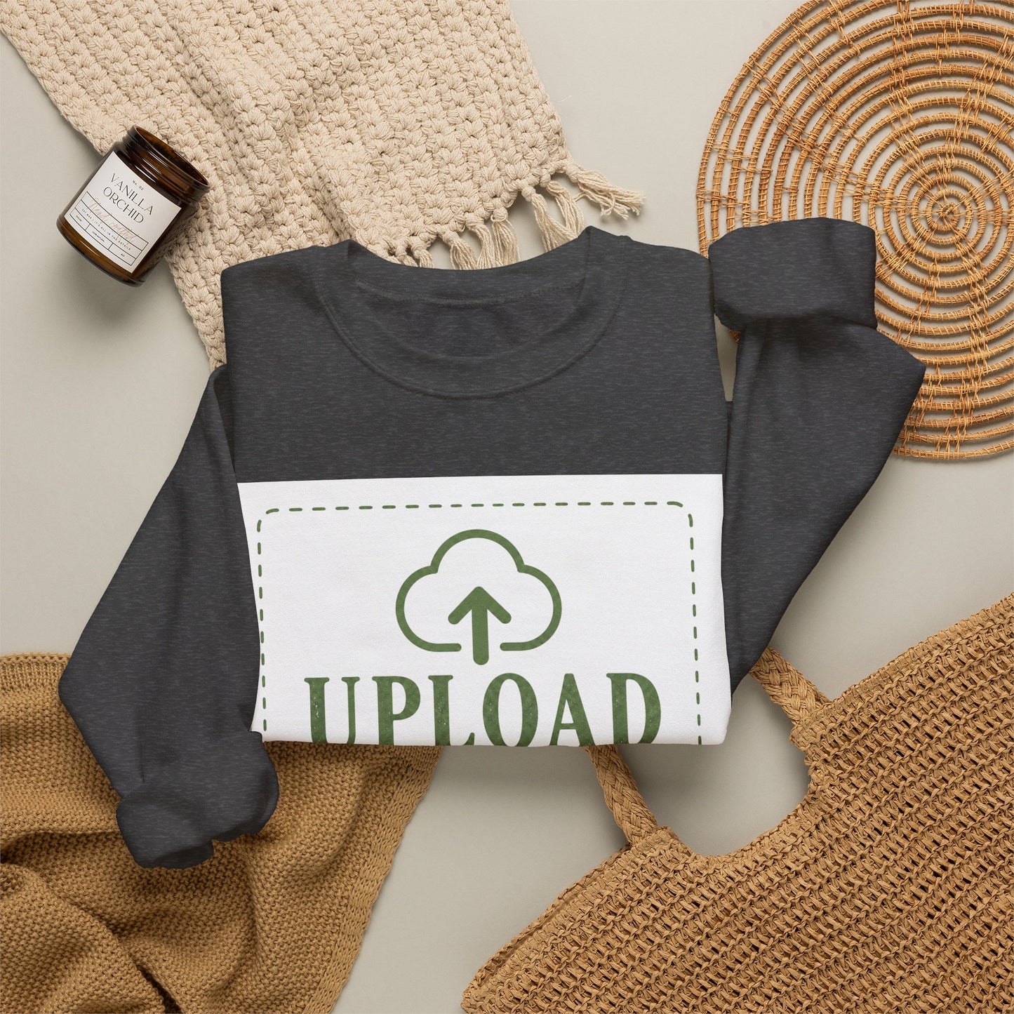 Custom Sweatshirt – Upload Your Own Design