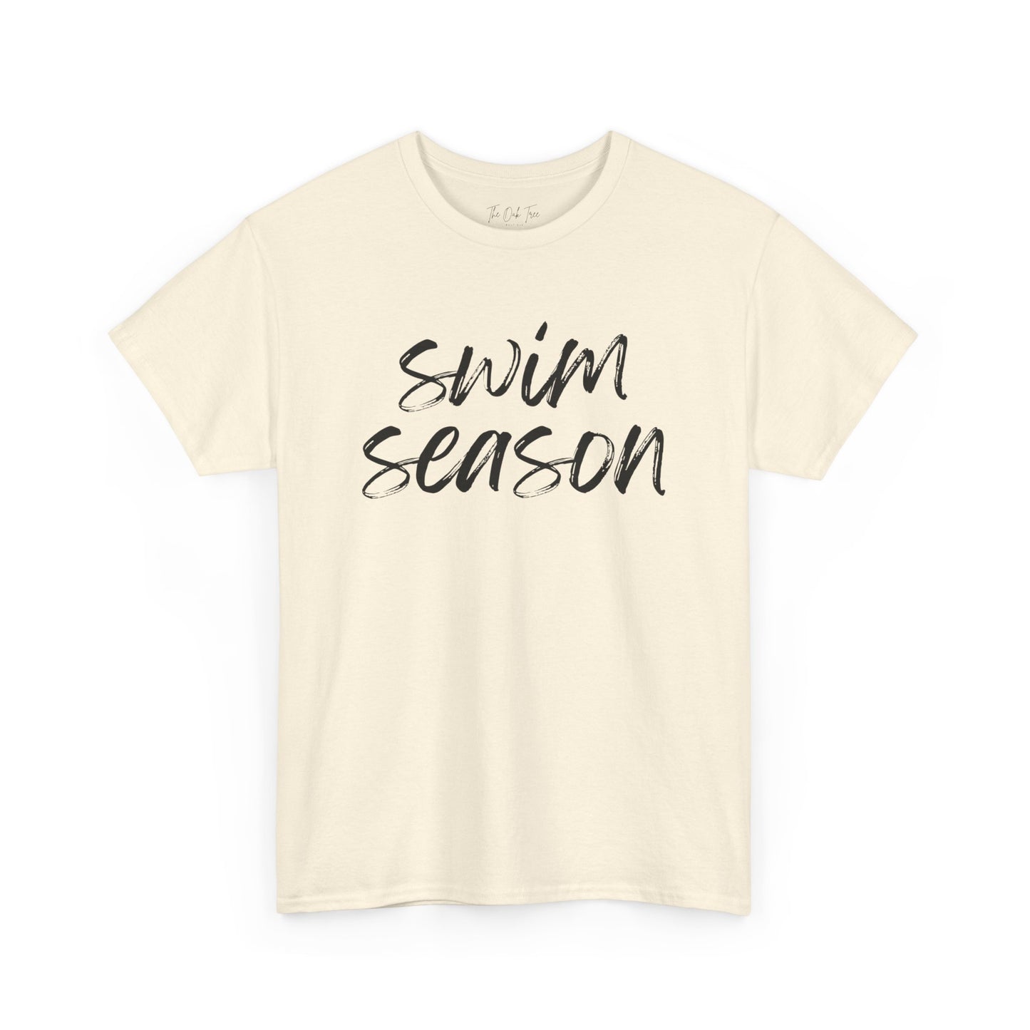 Swim Season- Black Text Tee