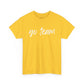 Go Team- White Text Tee
