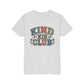 Kind Kid Club Youth Tee — Retro Positive Kids Shirt