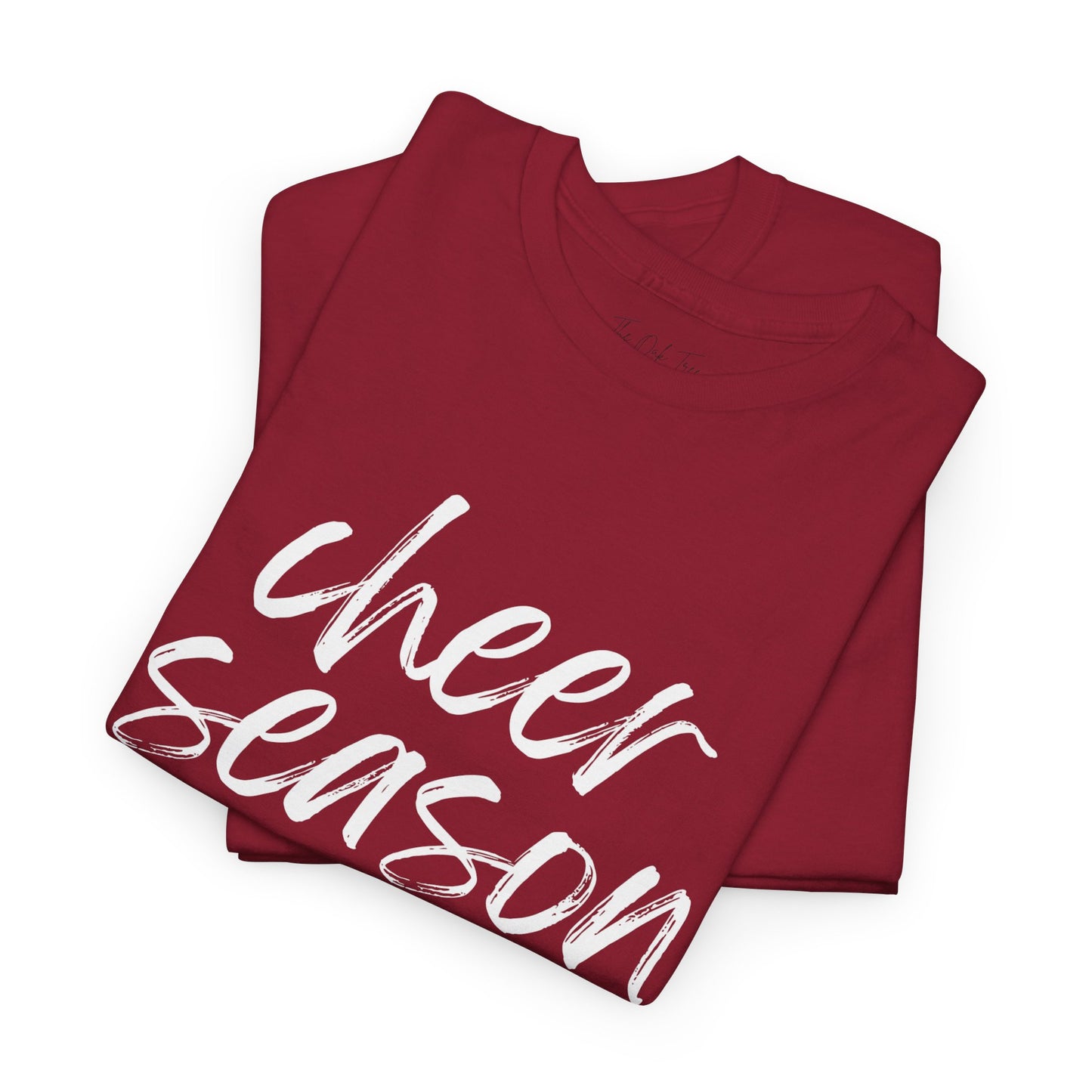 Cheer Season- White Text Tee