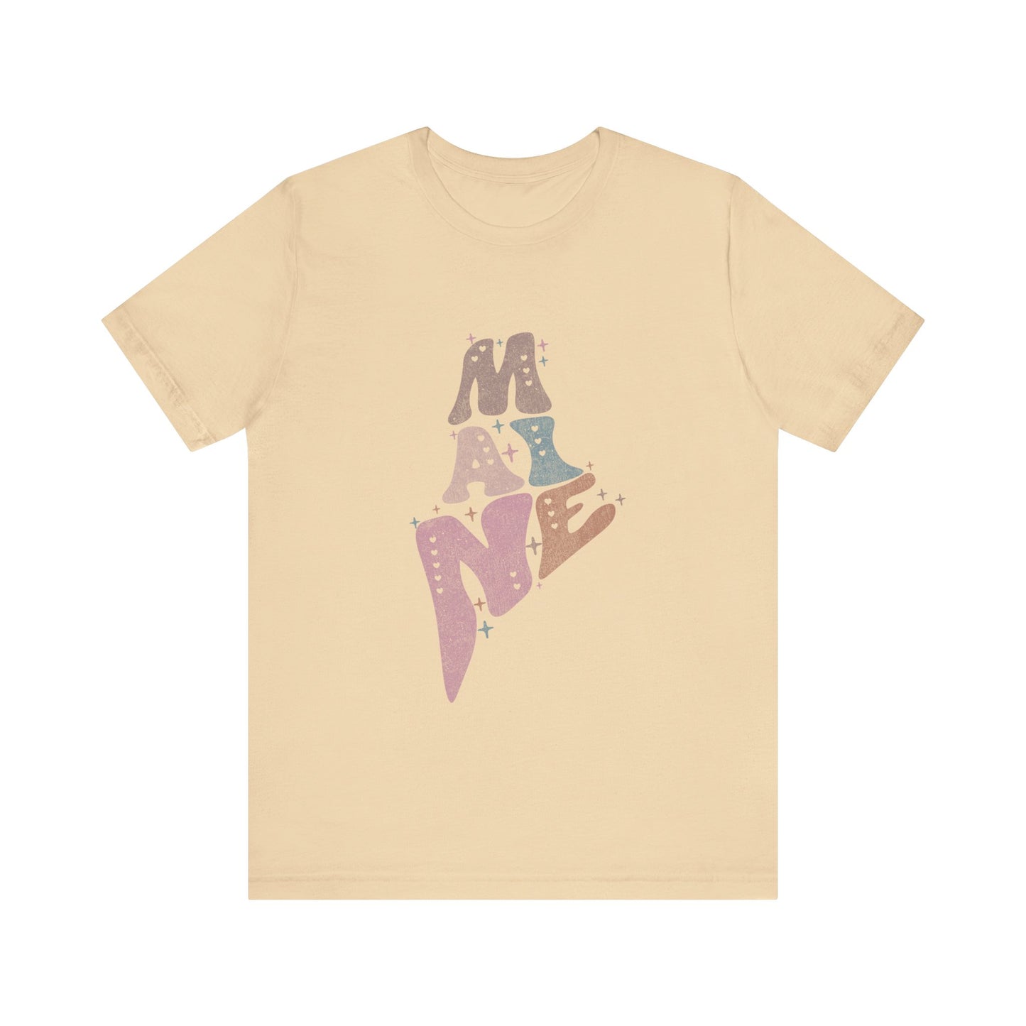 Maine State Tee Unisex Jersey Short Sleeve Tee