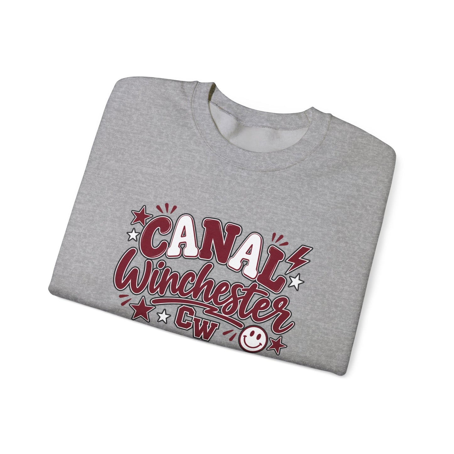 Crewneck Sweatshirt – 'Canal Winchester' Retro Script Pullover
